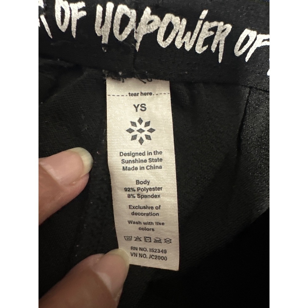 RIP-IT Kids Black Softball Pants Elastic Waist Drawstring Side Logo YS - Picture 8 of 8